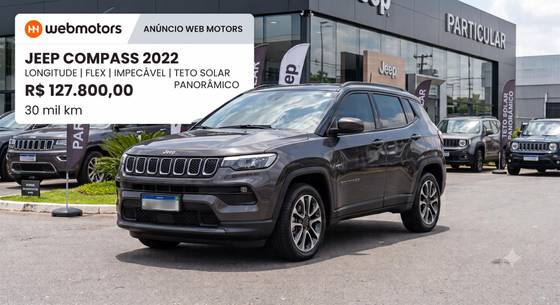JEEP COMPASS 1.3 T270 TURBO FLEX LONGITUDE AT6 JEEP COMPASS 1.3 T270 TURBO FLEX LONGITUDE AT6